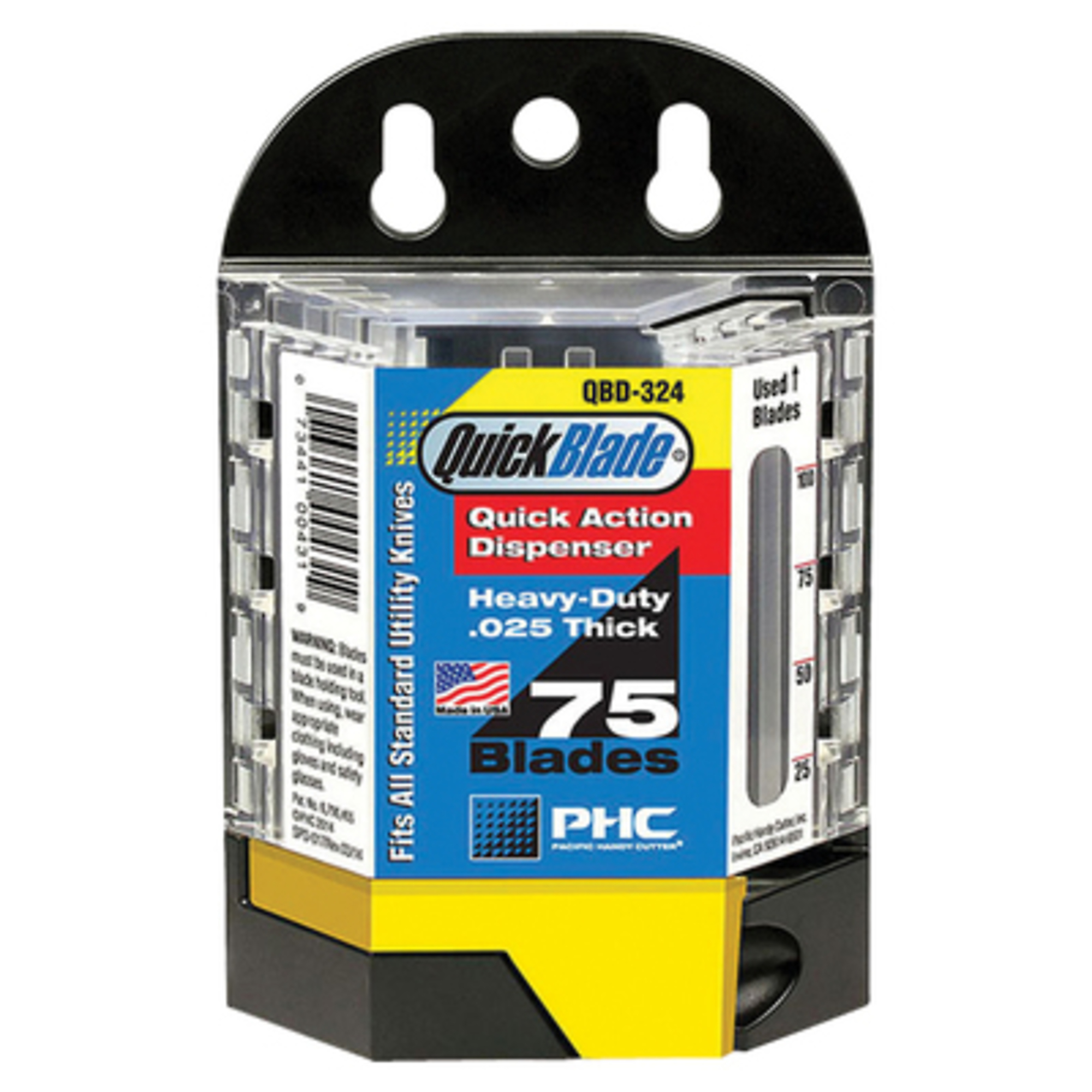 QBD-324 Quickblade Blade Dispenser 75/CS, Model# KN143